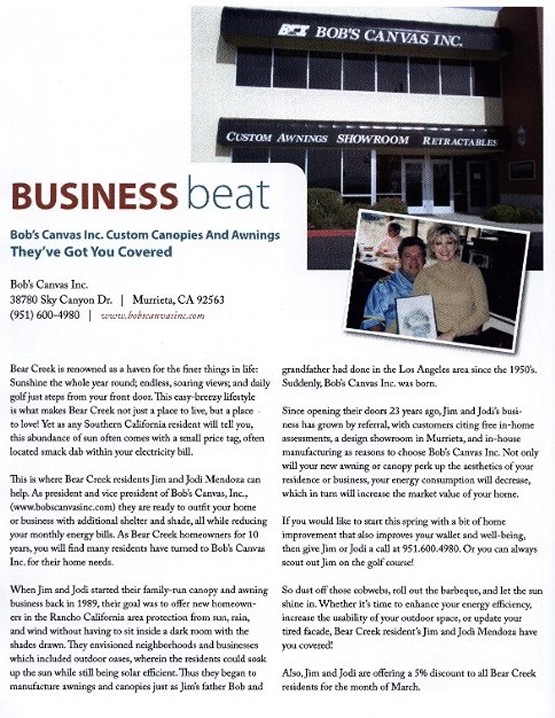 Bear Creek Article